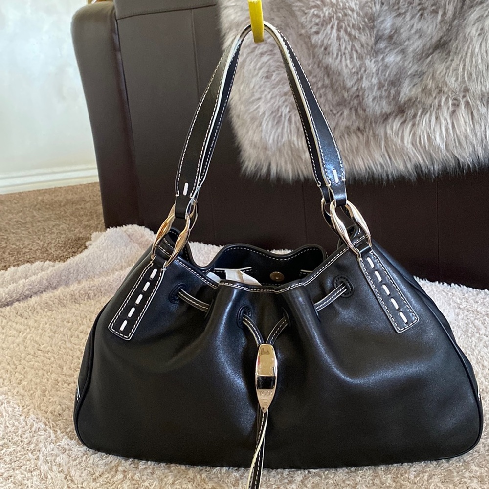 Tod’s Leather Hobo Shoulder Bag